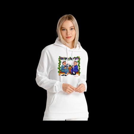 Худи "Бабушка с дедушкой (белый)"