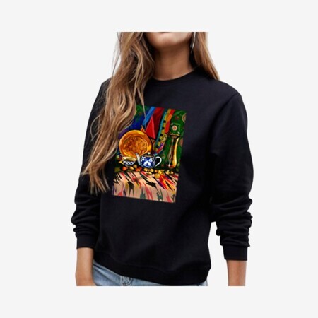 Свитшот "Натюрморт чайник"