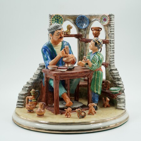 В гончарной мастерской