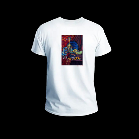 Футболка "Натюрморт кувшин (белая)"